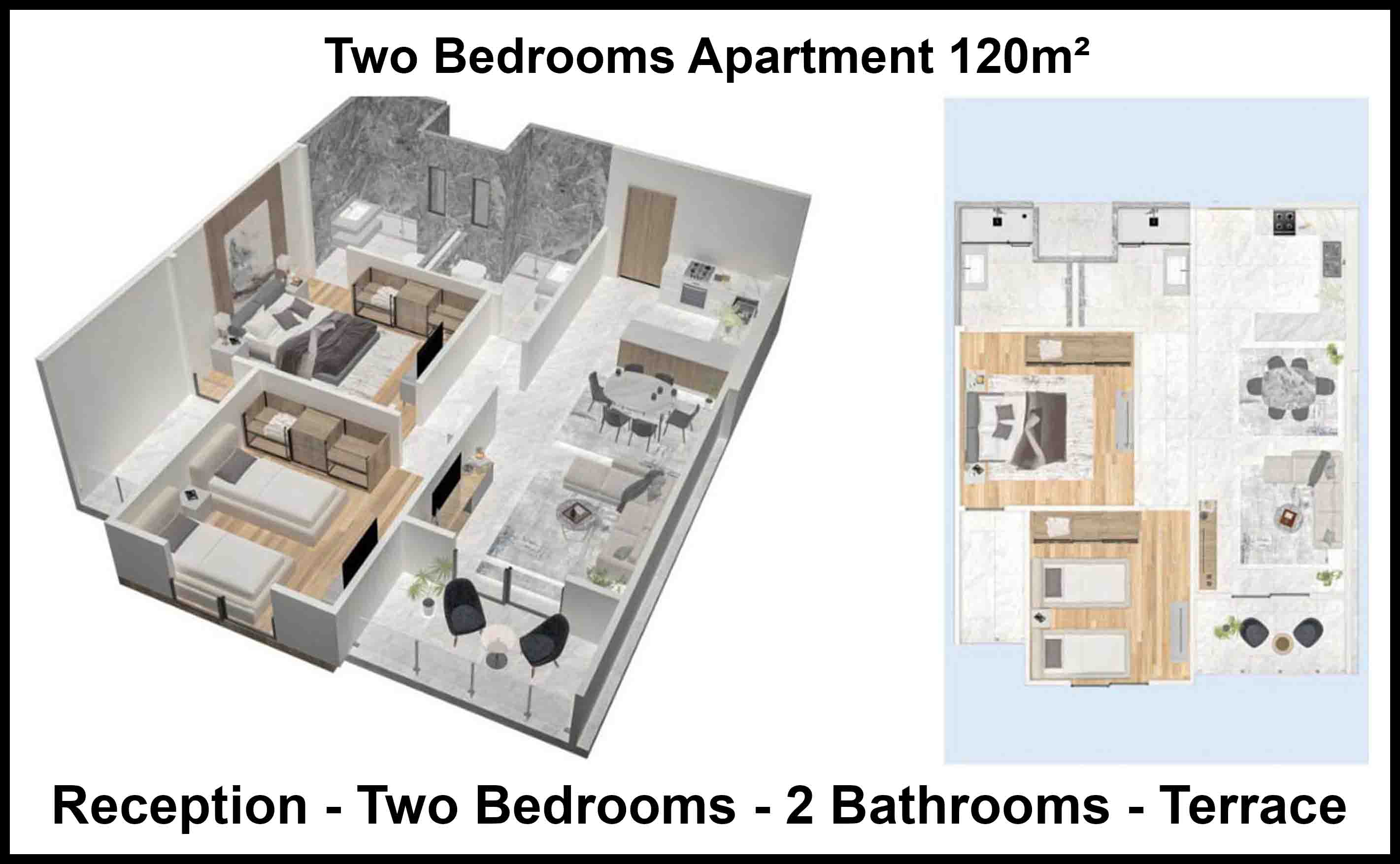 Apartment Two Bedrooms 120m² For Sale in Hurghada